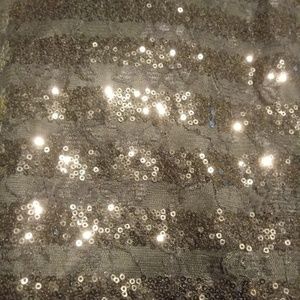 Express black sequin tank top